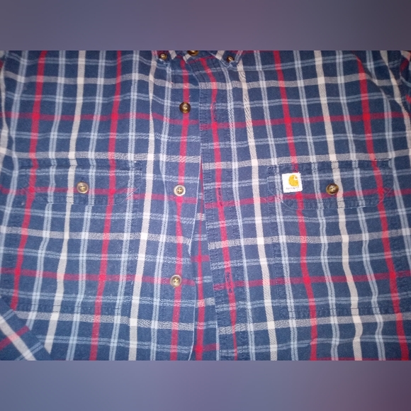 Vintage Carhartt plaid flannel XL - Picture 4 of 10